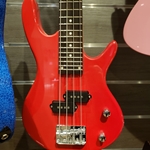 Glen Burton Small Scale Red Electric Bass