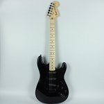 Fender Stratocaster Black with American Deluxe Neck, Warmoth Body, and EMG Pickups