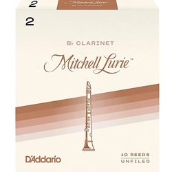 Mitchell Lurie Clarinet, 2 Strength Reeds, 10 Pack
